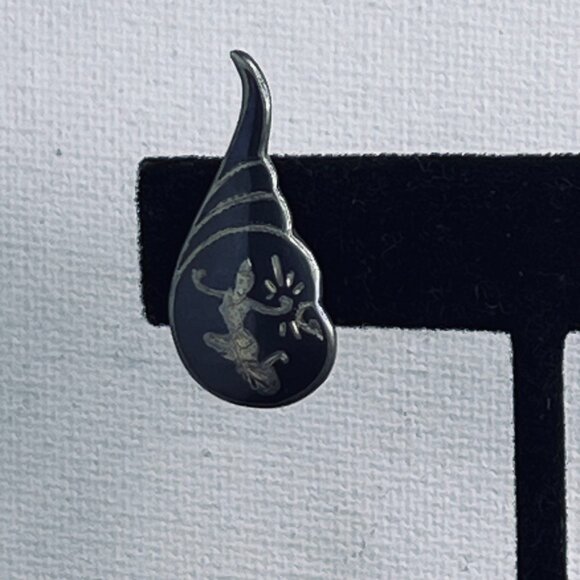 Vintage Siam Sterling Silver Temple Dancers Screw Back Earrings (5273) - Picture 3 of 6